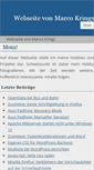 Mobile Screenshot of marcokrings.de