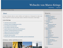 Tablet Screenshot of marcokrings.de